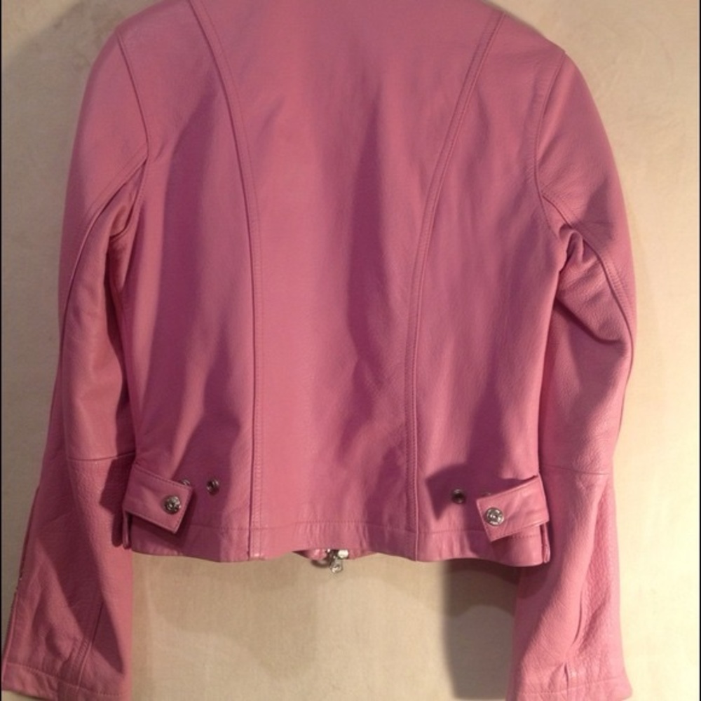 Pink LEATHER Jacket - Picture 2 of 3